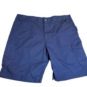 Carhartt Men's Navy Ripstop Cargo Work Shorts, Size 46, NWT